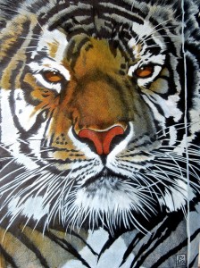 Wz 1023 Geraint --- Zeichnung, Lwd | 120 x 90 cm, 2012-13 --- Private Sammlung