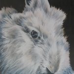 Wz 1073 - Matthäus --- Bleistiftzeichnung und Polychromos auf Lwd --- 60 x 50 cm, 2016